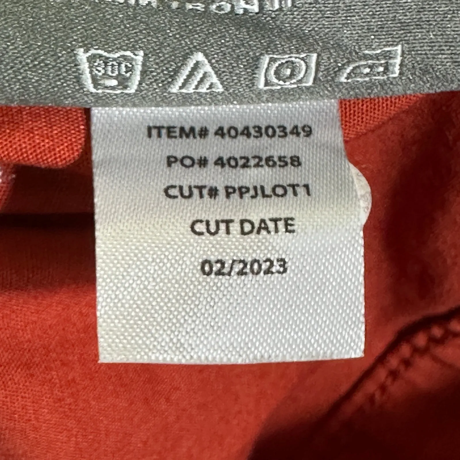 NWT Torrid Poplin Collarless Bolero Jacket Women's 5X Red Cotton Button Front - Image 8