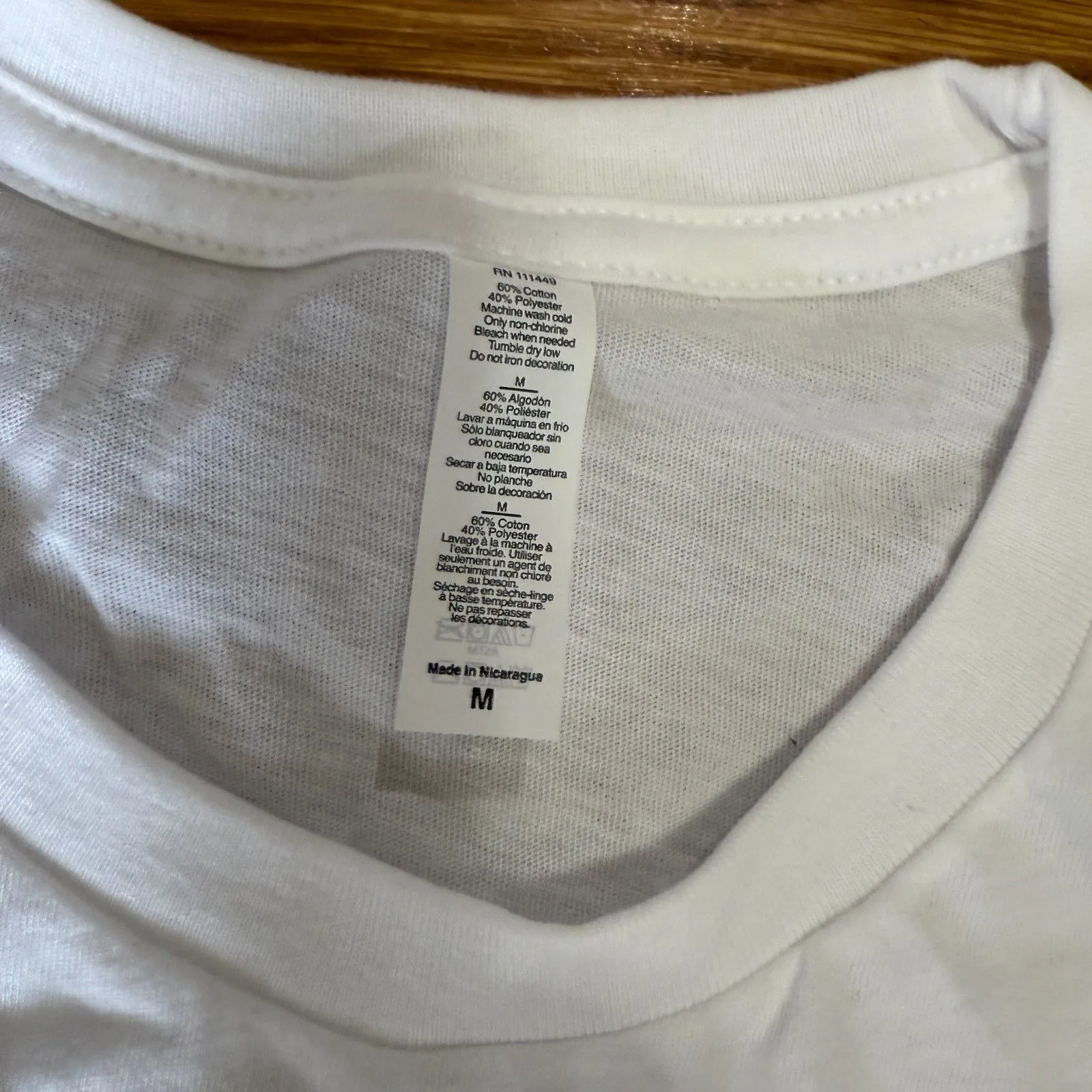 Sis, Breathe White T‎ Shirt Medium - Image 2