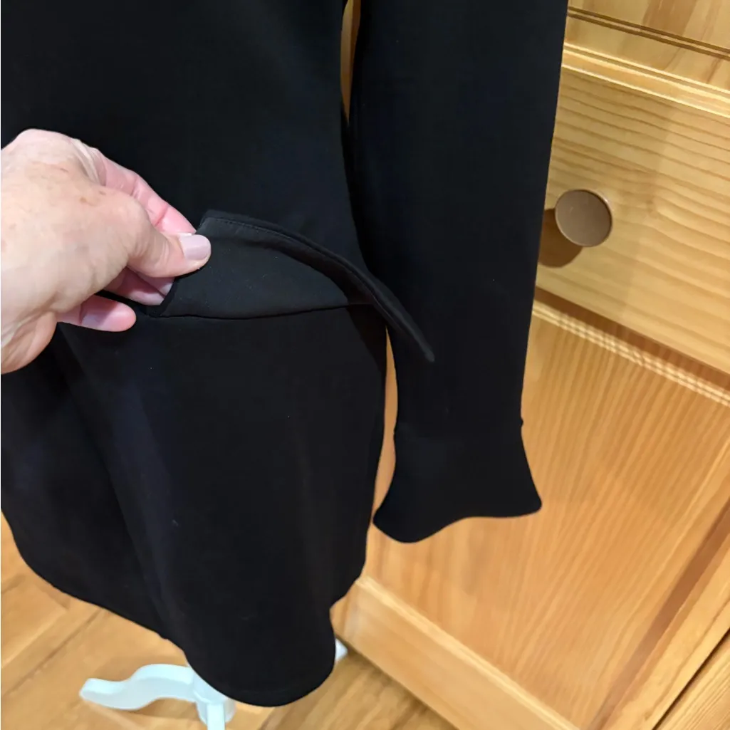 OFEEFAN Womens Fall Long Sleeve Mock Neck Dress Women’s L NWT Black Size L - Image 5