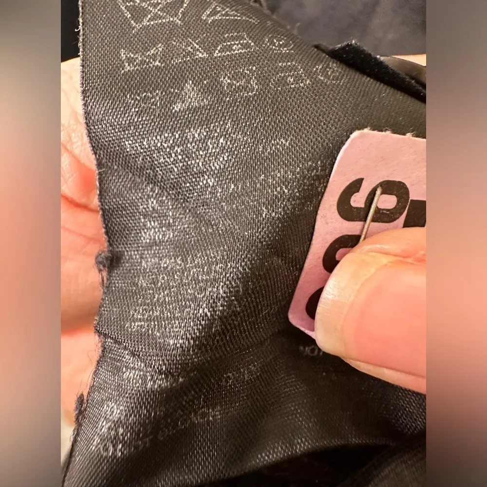 Jil Sander Top Womens 38 Silk Tunic Long Sleeve Blouse Designer Black - Image 8