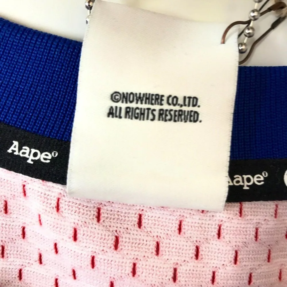 RAPTORS AAPE MESH CAMO JERSEY TEE Size XXL - Image 5