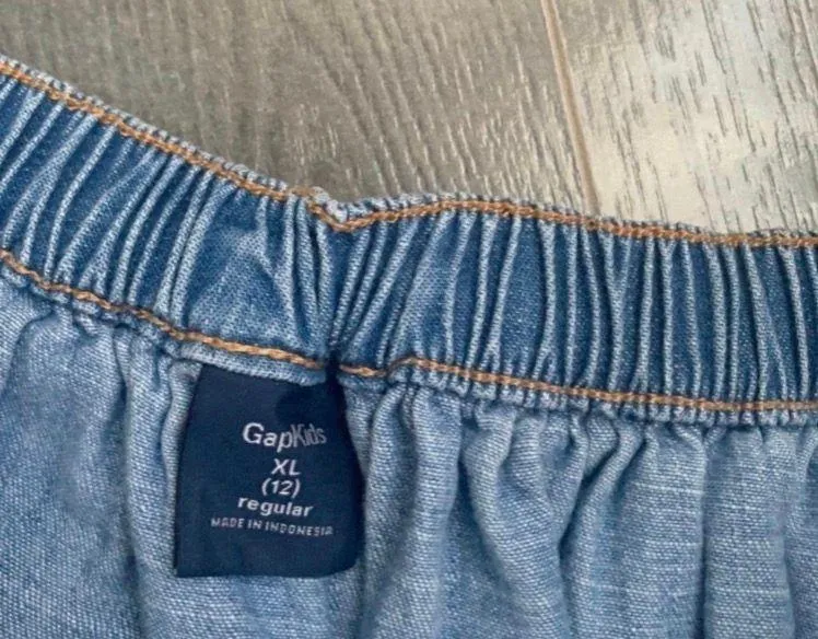 Gap Girls Denim Button Skirt 🦋 - Image 5