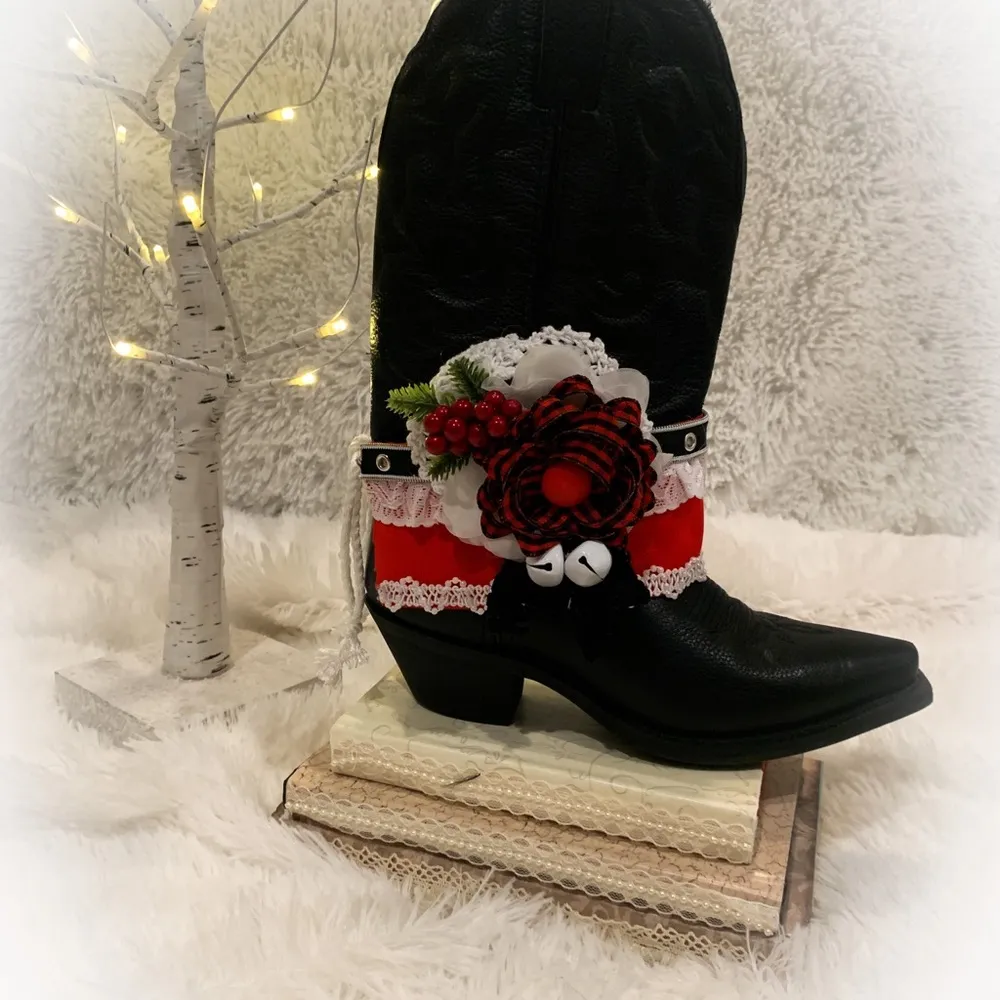 Handmade Boot Band. Boot Cuff. Boot Wrap. Boot Bling. - Image 7