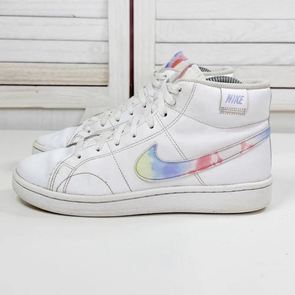 Nike Court Royale 2 Mid Top Sneakers White‎ Multi Women’s 7 DD9670-100 - Image 3