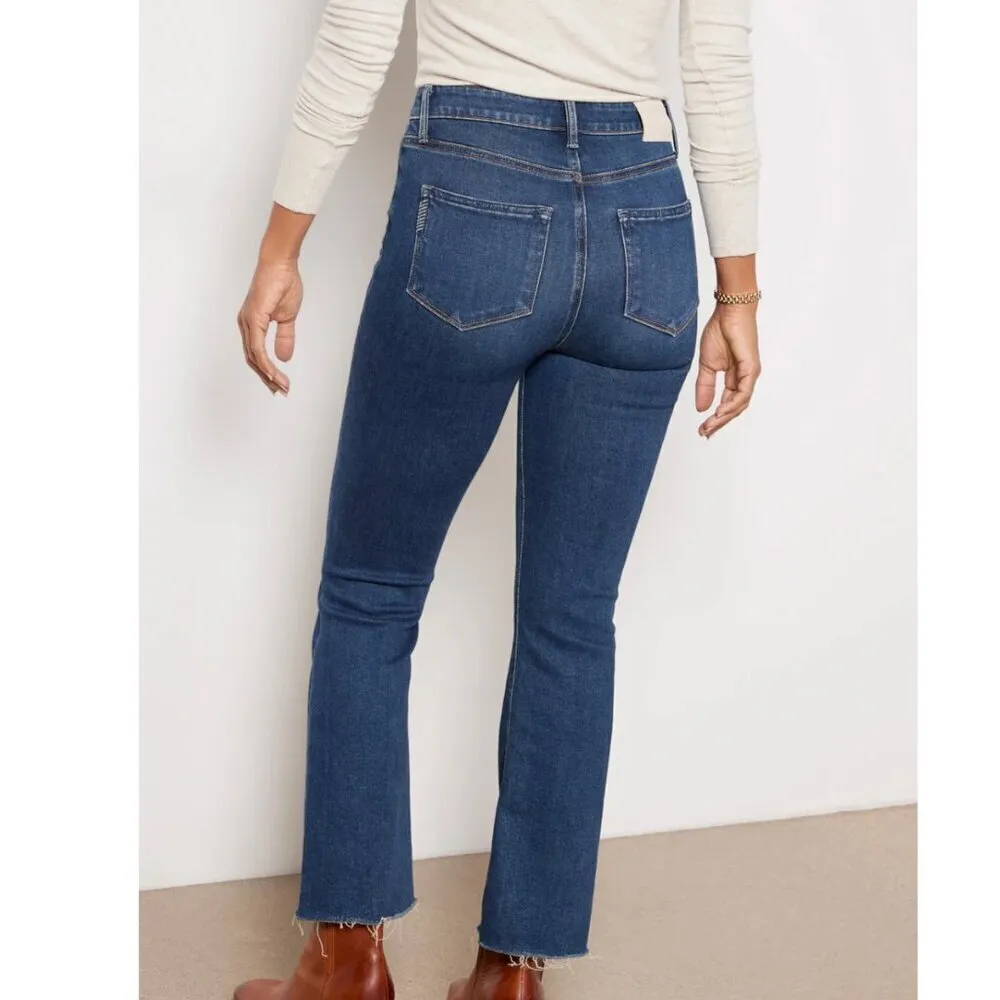 PAIGE Claudine 25 Seamed Raw‎ Hem Jeans- Sketchbook - Image 2