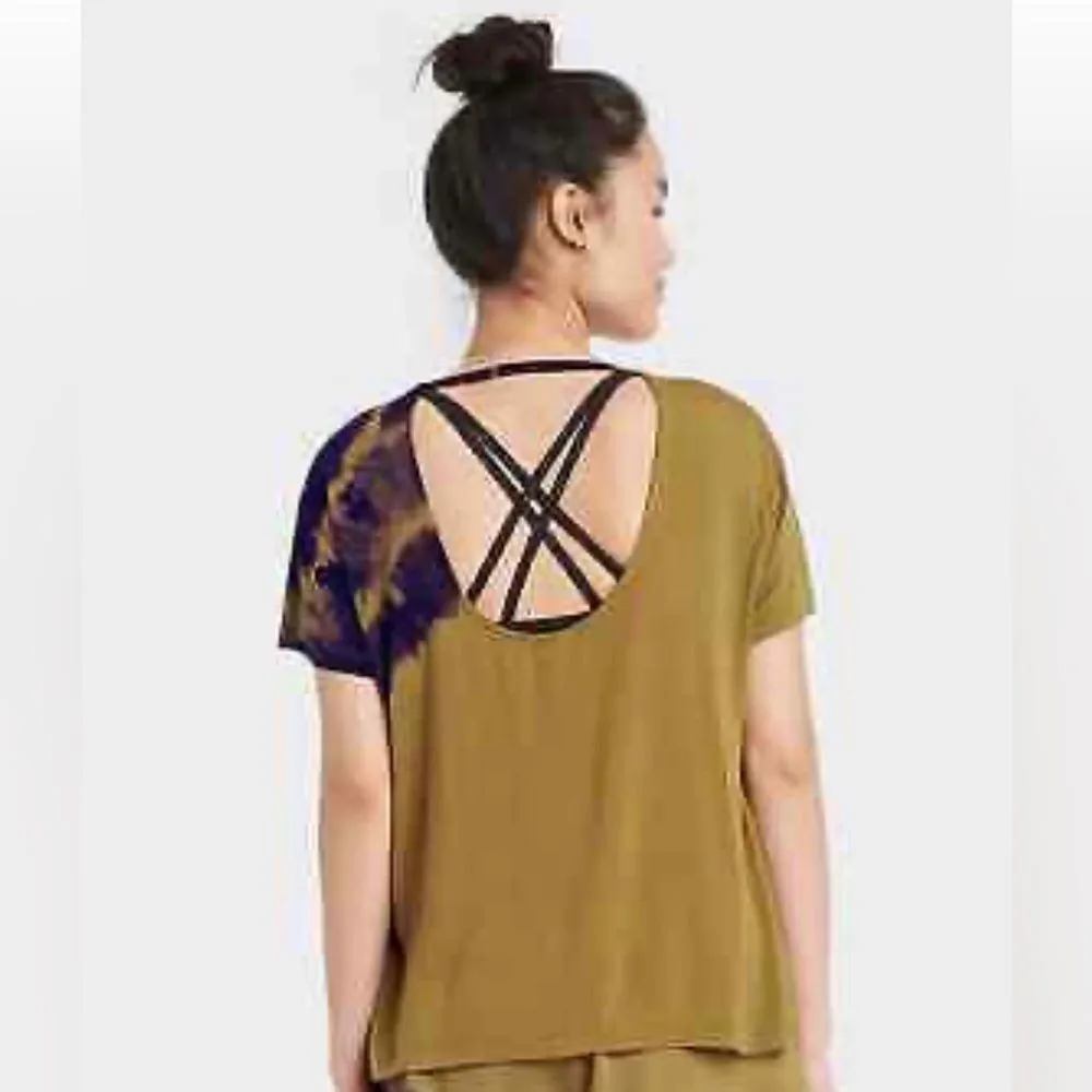 WOMAN'S Scoop Back T- Shirt JoyLab Army Green s​ - Image 9