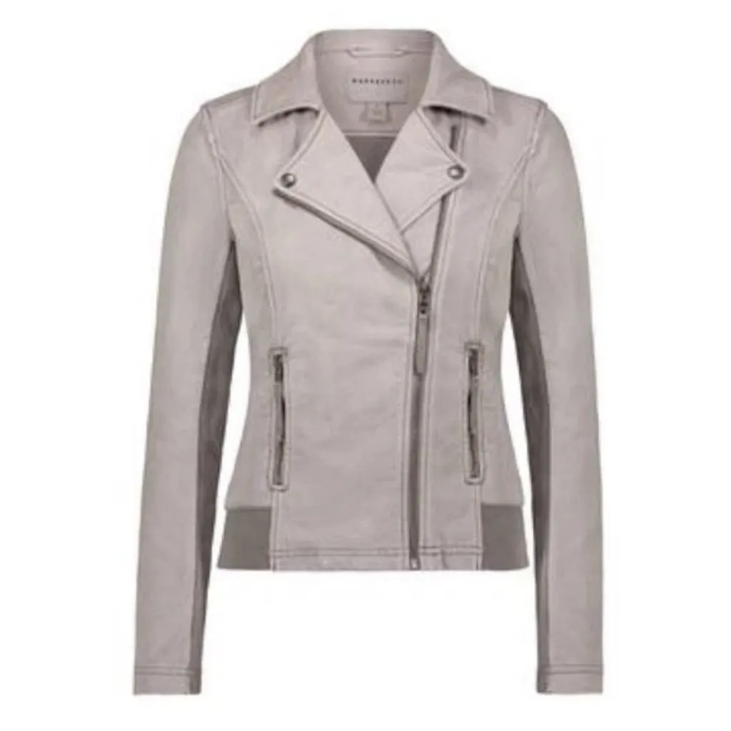 Marrakech Anthropologie Full Zip Moto Jacket Women’s XS Suede - Image 2