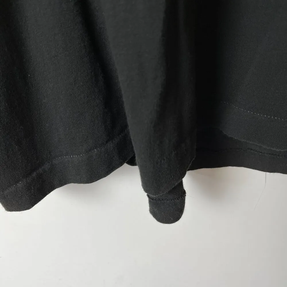 Vintage 90s Curaçao Travel T-Shirt XXL Black Fruit of the Loom USA Cotton Unisex - Image 6