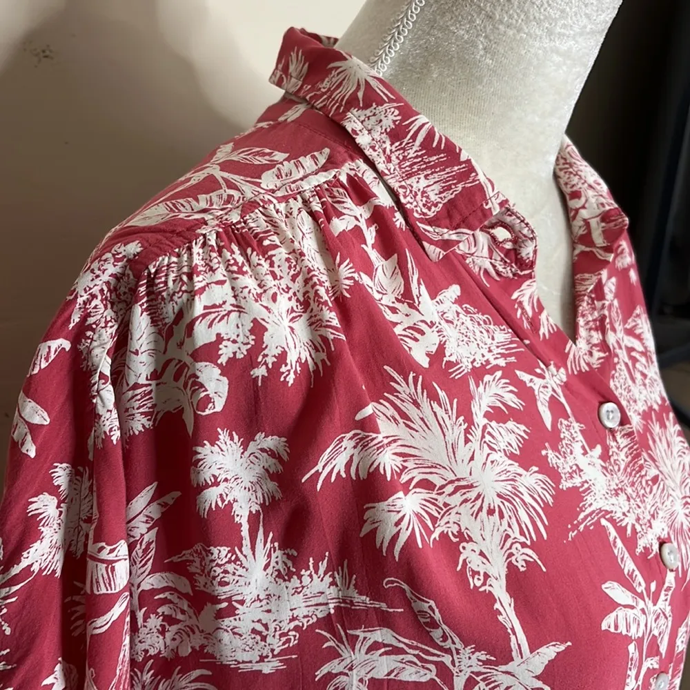 American eagle • palm leaf crop top - Image 88