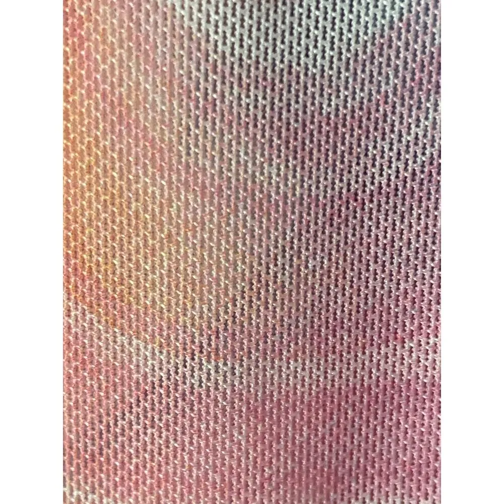 Le Runway Culture Sheer Swirl Mesh Midi Dress Large Pink - Image 10