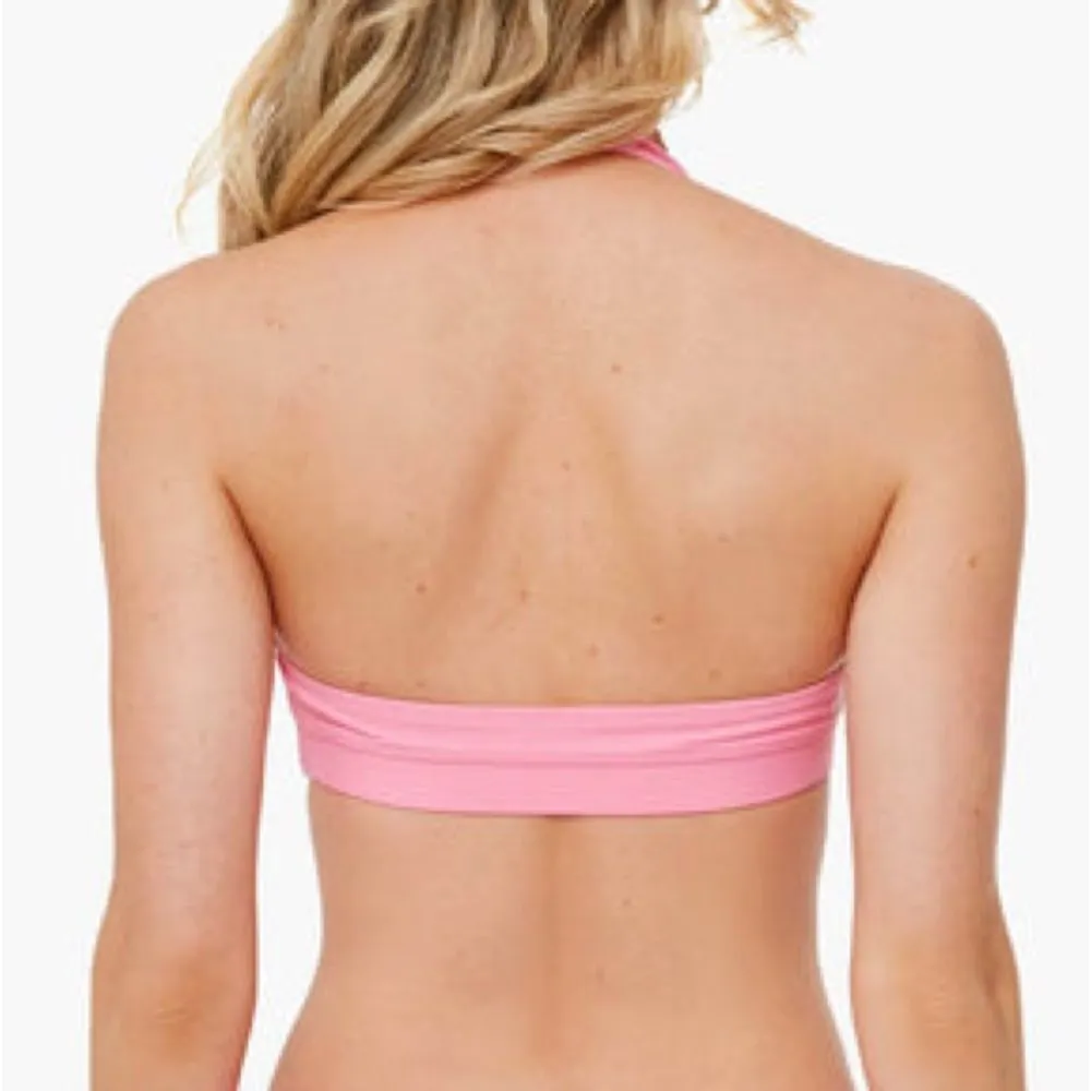 NWT Solid & Striped Reagan Swim Top Bubblegum Pink Halter Bikini Top Size XL - Image 3