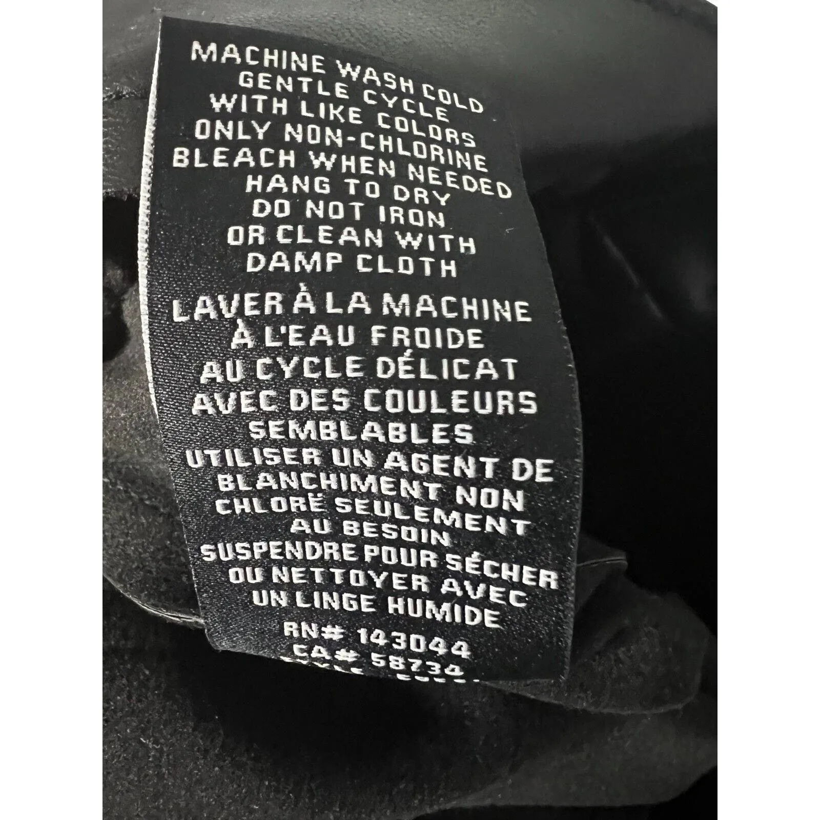 7 For All Mankind Faux Leather Pants Womens 5 Pocket Skinny Black‎ Medium - Image 7