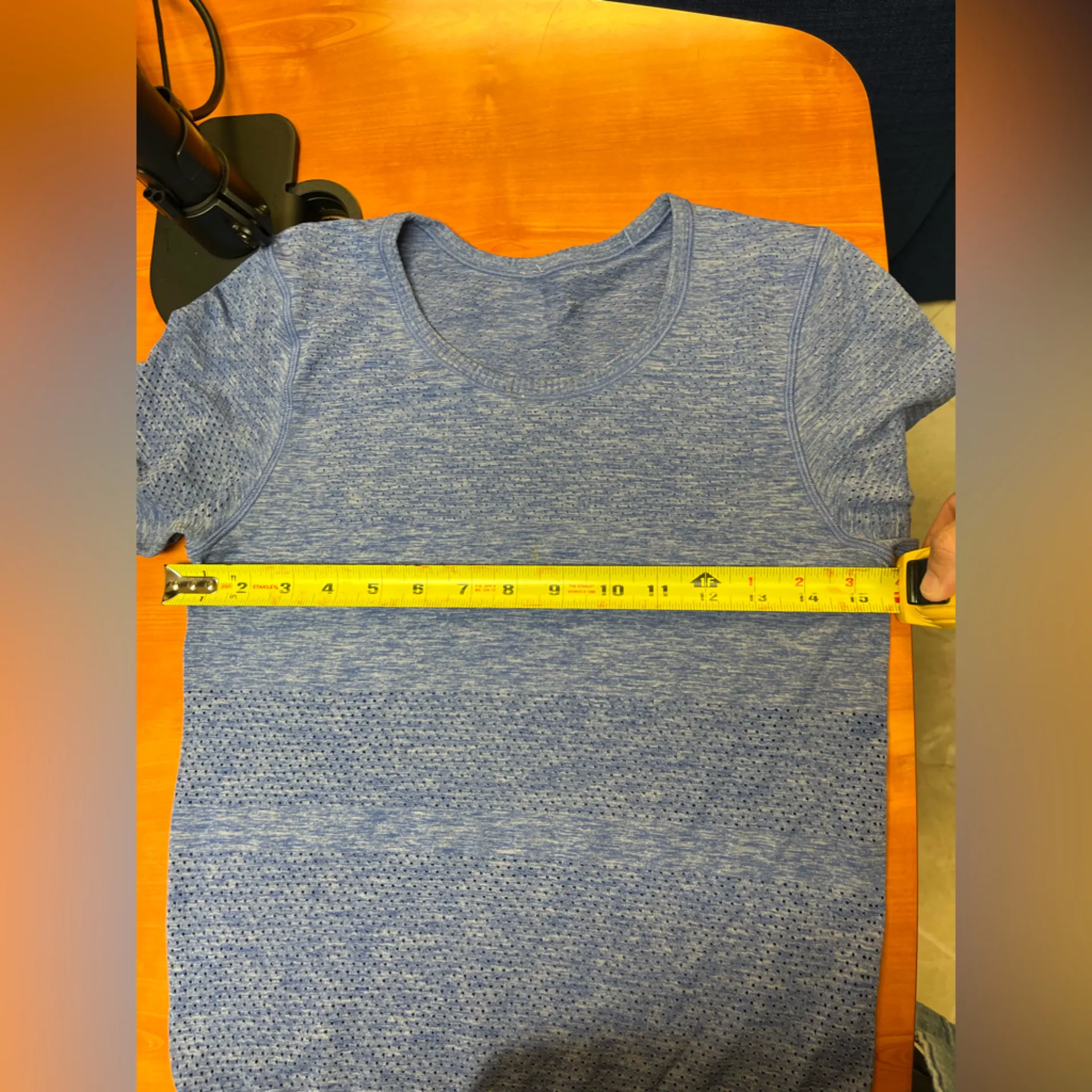 Lululemon Breeze By‎ Long Sleeve II in Heathered Sapphire Blue - Women's 4 - Image 9