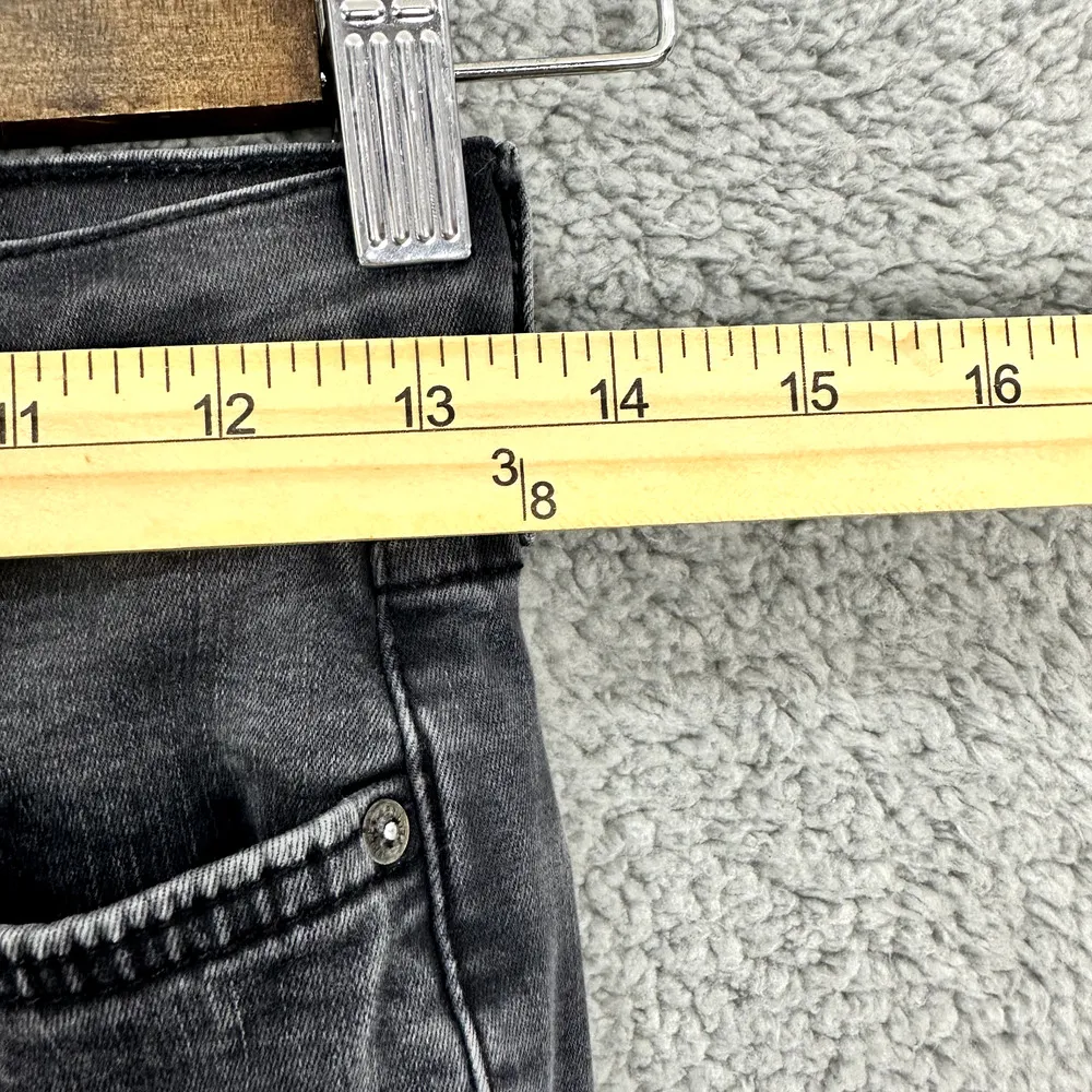 Free People Skinny Jeans Womens 27 Black Distressed Moto Boho‎ Biker Grunge Goth - Image 5