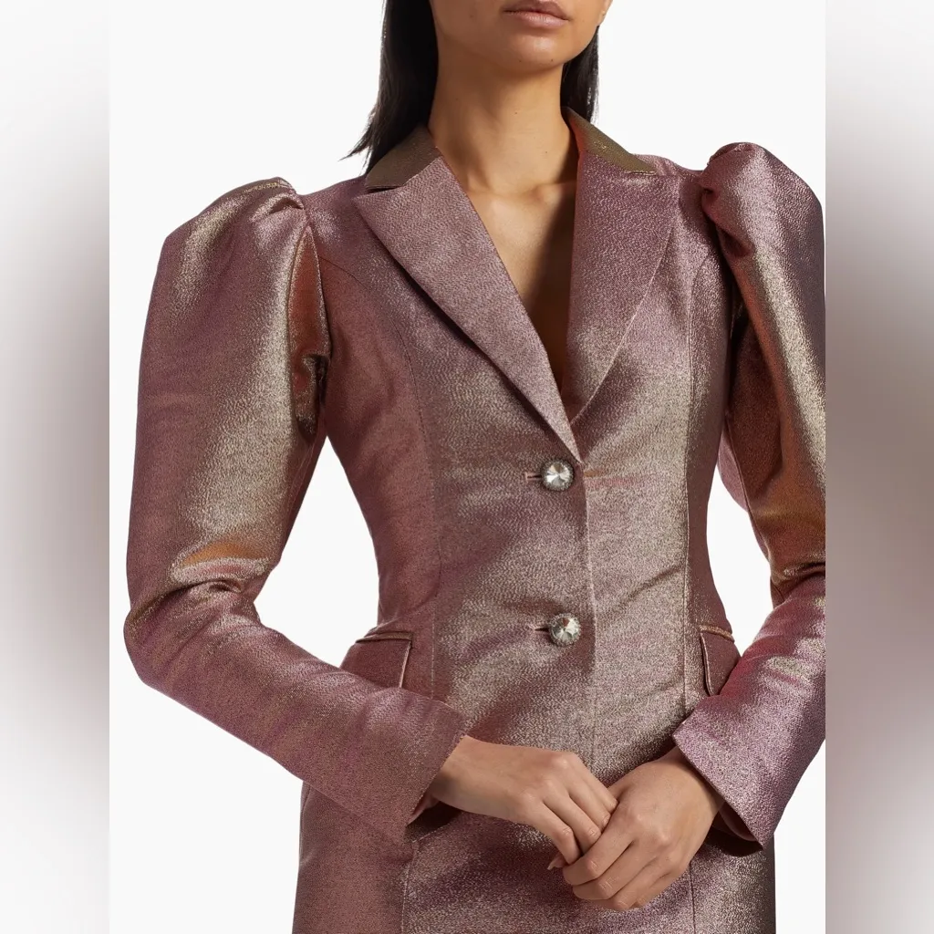 NEW Rotate Birger Christensen Fonda Metallic Puff - Image 6