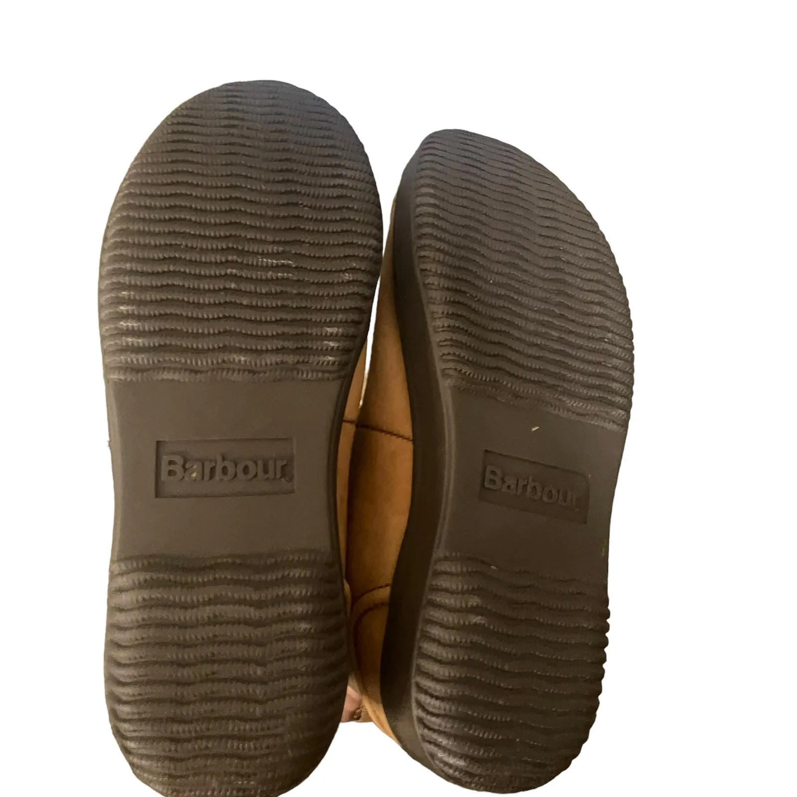 Barbour Women Size 8 Tan Nubuck Leather Duck Waterproof Lace Up Boots‎ - Image 8