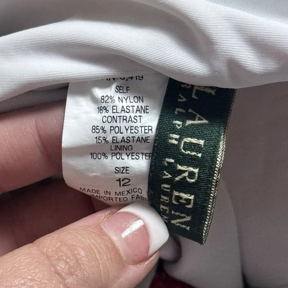 Lauren Ralph Lauren Rainbow Twist Front Mesh Halter Swim Top Coastal Vacation 12 - Image 7