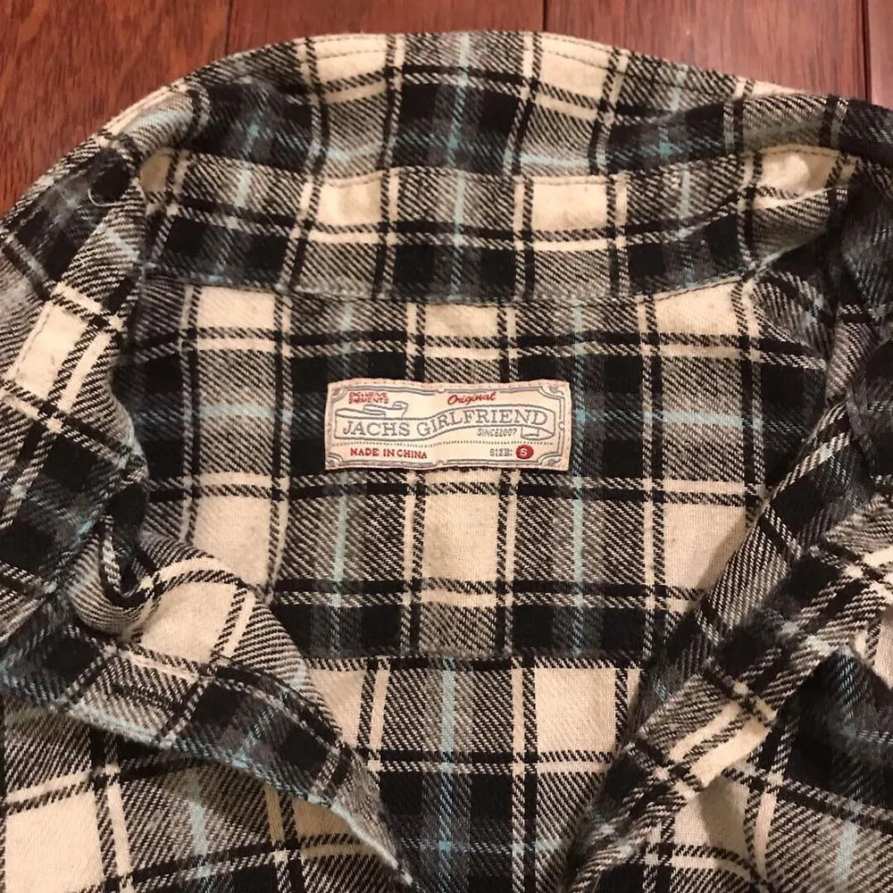 Jach's Girlfriend vintage tunic flannel S - Image 2