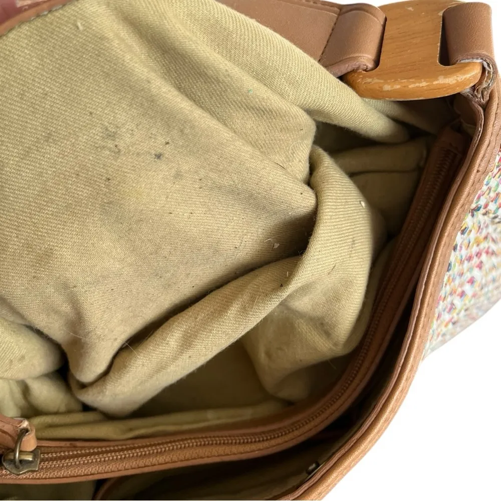 Fossil Woven Textured Multicolor Small Shoulder Bag - Image 14