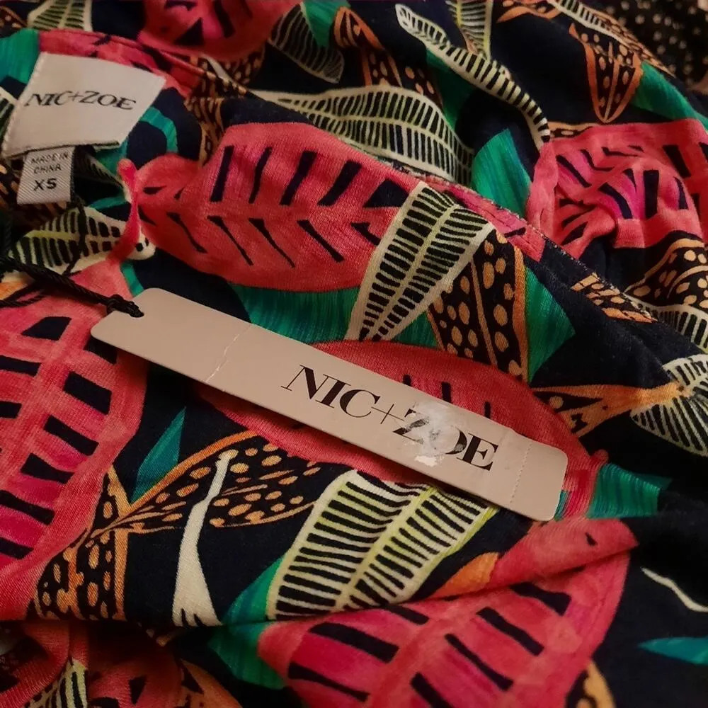 Nic+Zoe Colorful Canopy Dress Women's XS Extra Small Sleeveless Casual - Image 6