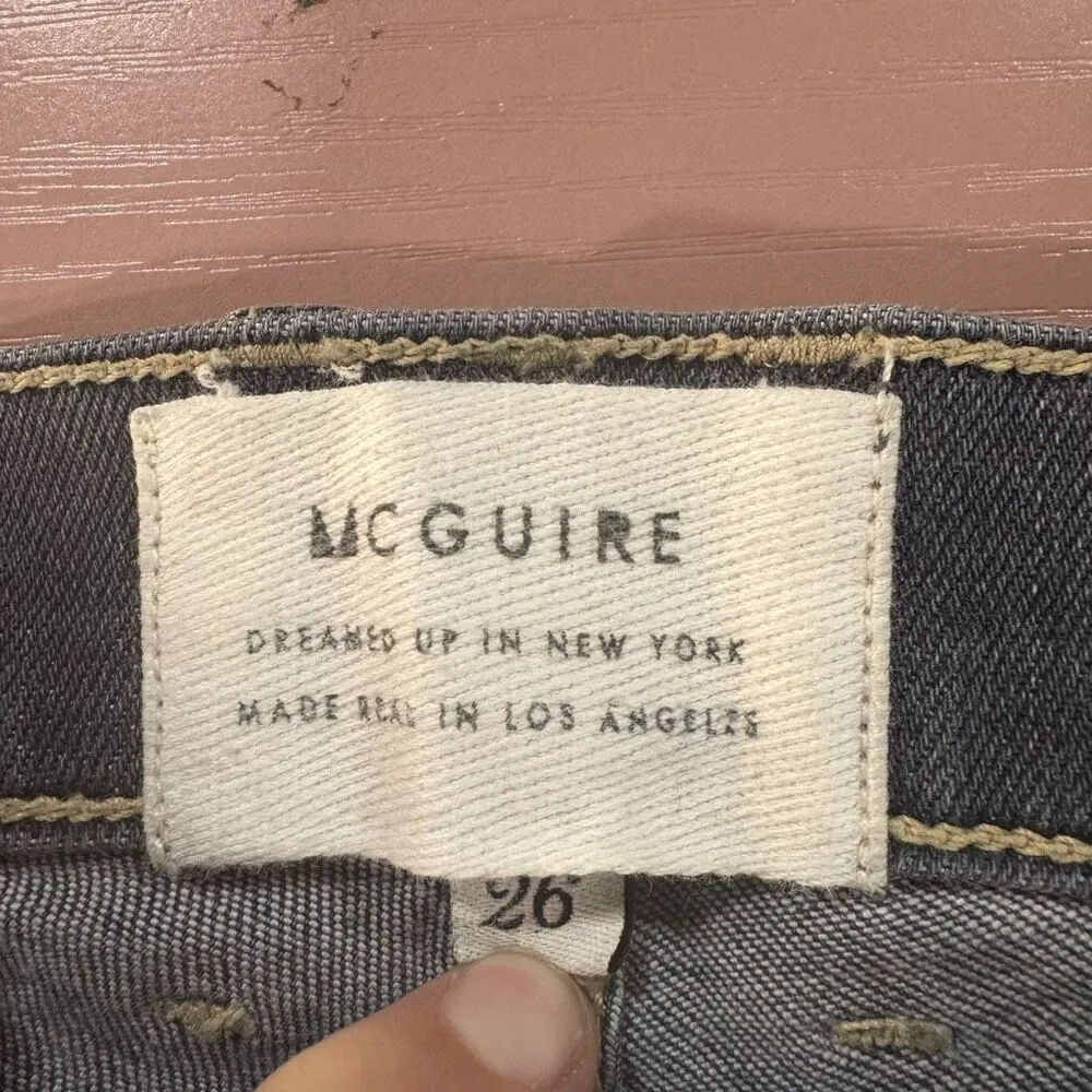 McGuire Women’s Jeans  Sz 26  Blue/Gray Distressed Skinny Jeans Style 151 - Image 7