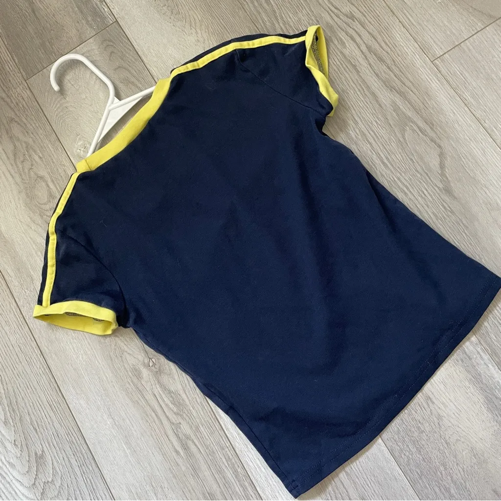 Edikted Blokecore Tshirt kassidy contrast womens Navy Blue xsmall sporty casual - Image 4