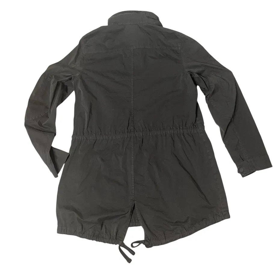 STANDARD JAMES PERSE Grey Utility Jacket Drawstring Waist Hem Size 3 US Large - Image 6