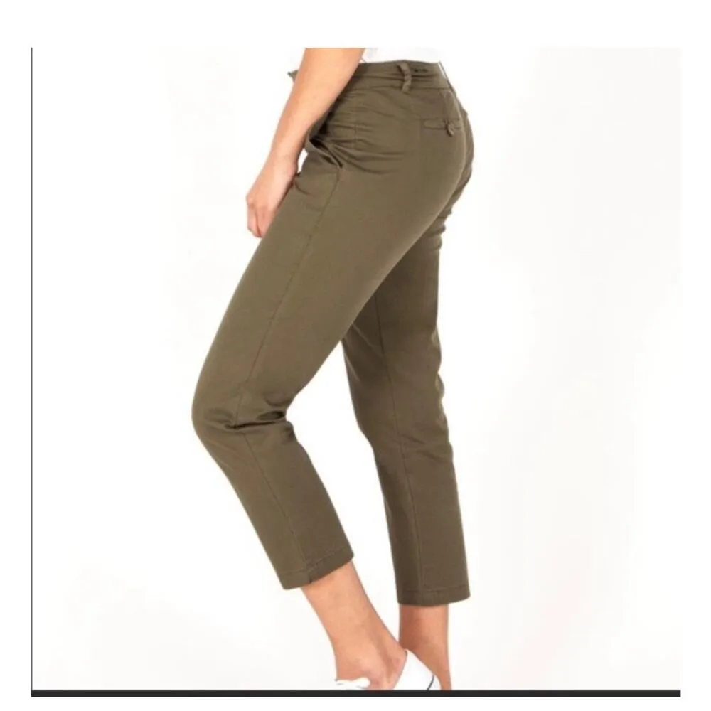 Kut from the Kloth Cropped Olive Pant Size 4 - Image 6