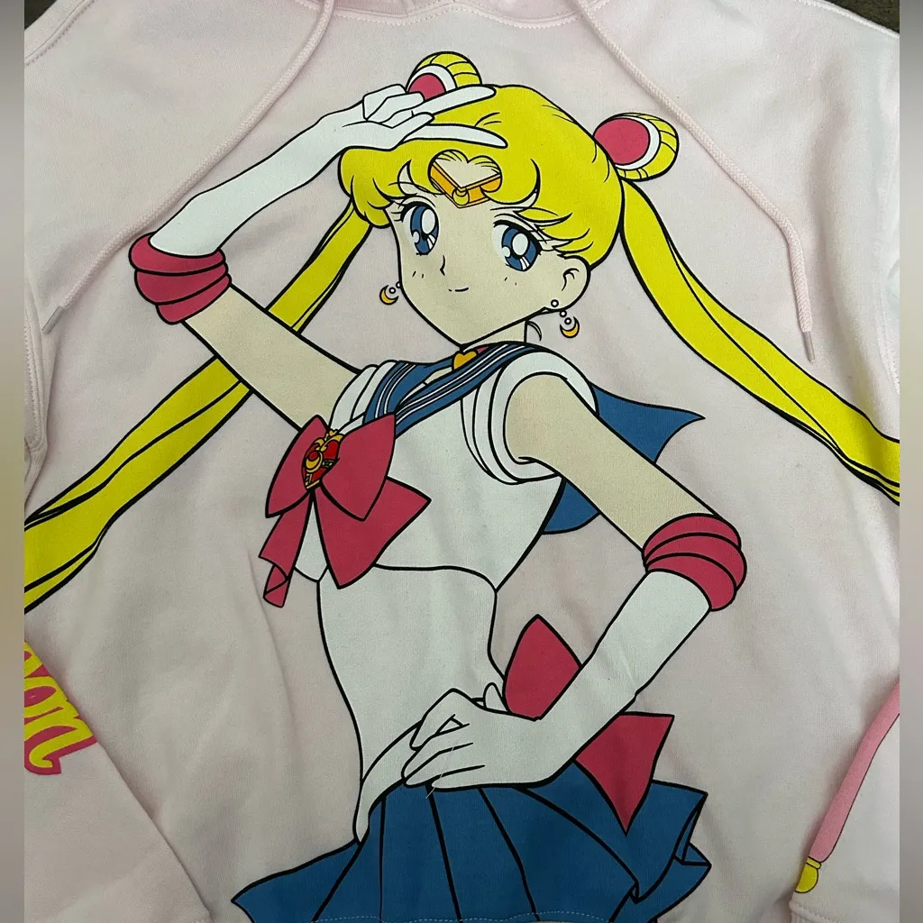 Sailor Moon‎ Pink Hoodie - Image 2