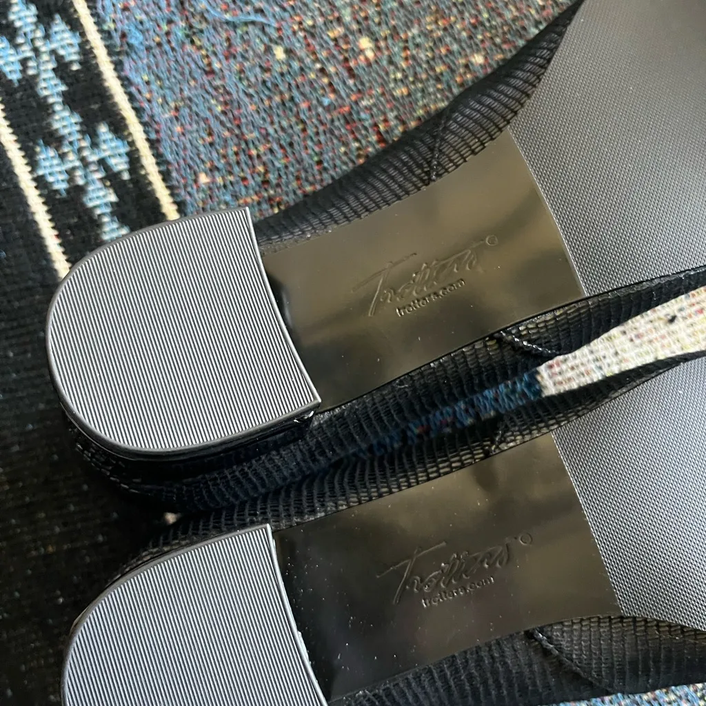 Trotters Black Flats Elegant Loafers SZ 7 Brand New Minimalist Pump Heels Formal - Image 10