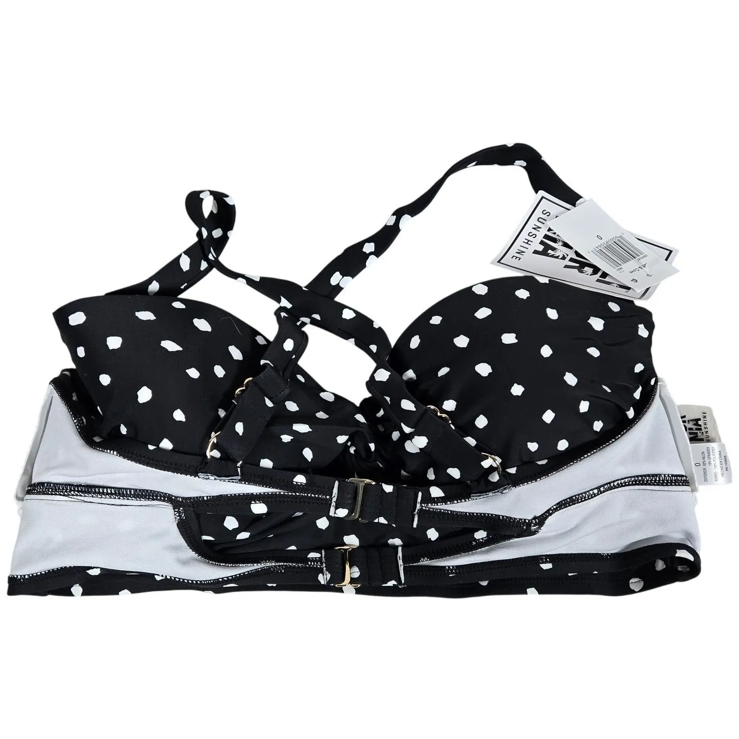 California Sunshine Women's Printed Twist-Front Bikini Top 0 NWT - Image 5