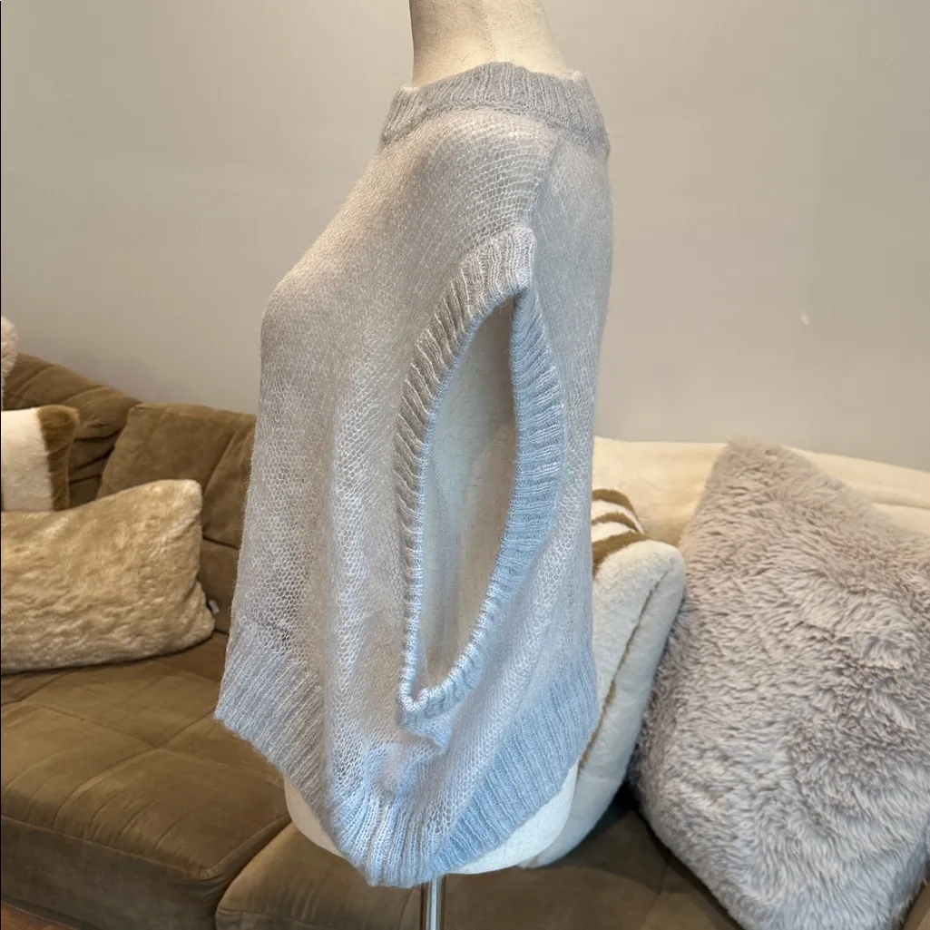 Topshop Light Gray Sleeveless Sweater - Image 3