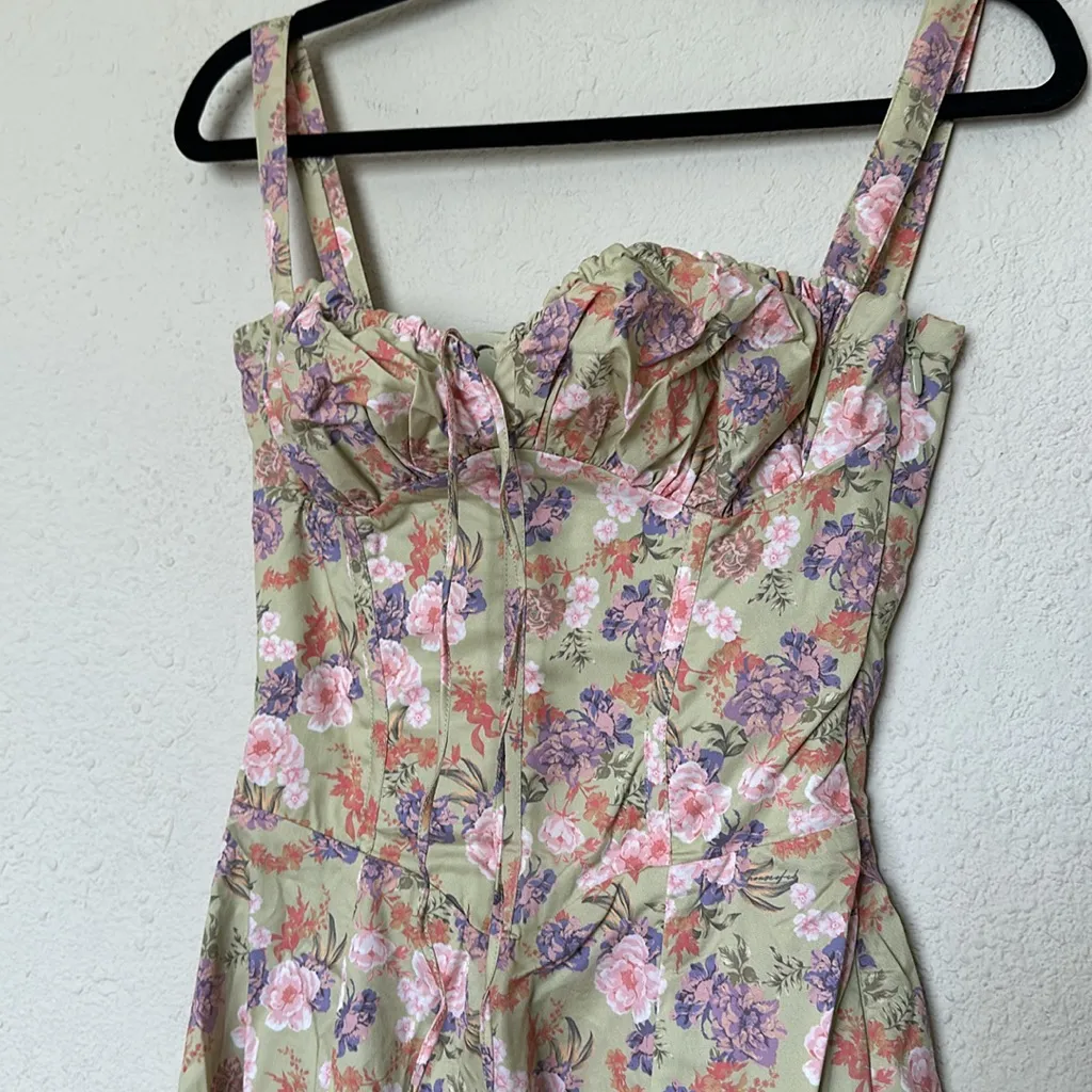 House of CB XS D-DD  'Carmen' Peony Print Bustier Sundress‎ NWOT size XS - Image 5