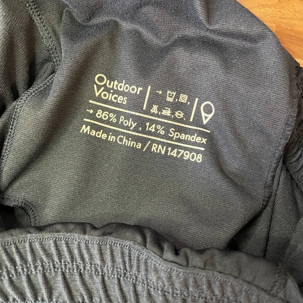 Outdoor Voices Women's Activewear Leggings w/ Foot Straps / Side Pockets Size S - Image 8