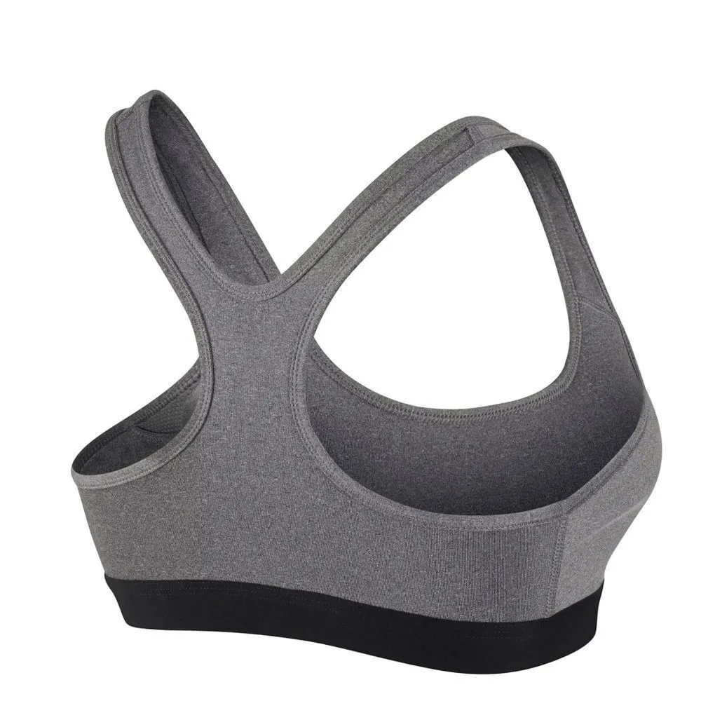 New! NIKE Pro Classic Racerback Medium Support Sports Bra Gray Black Size XS - Image 6