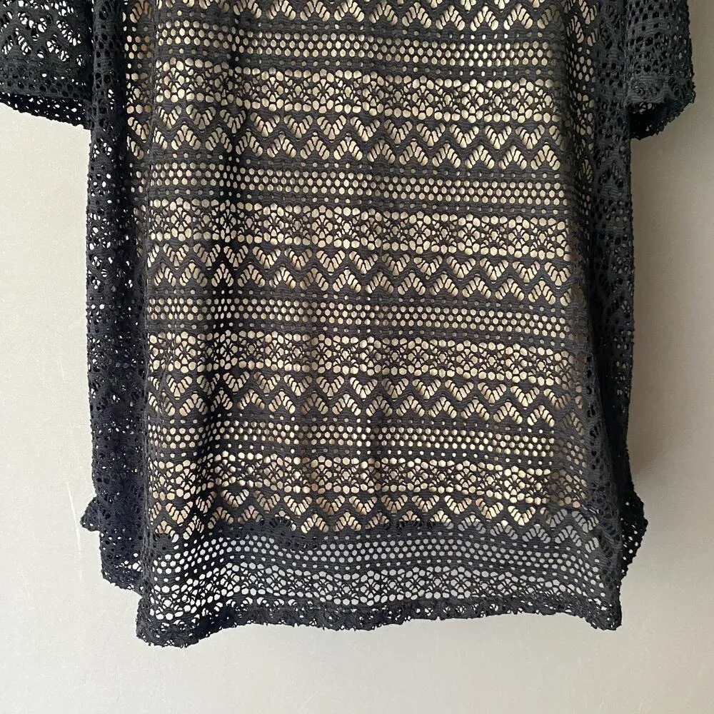 Umgee sz S  Black Lace boho‎ shift dress - Image 7