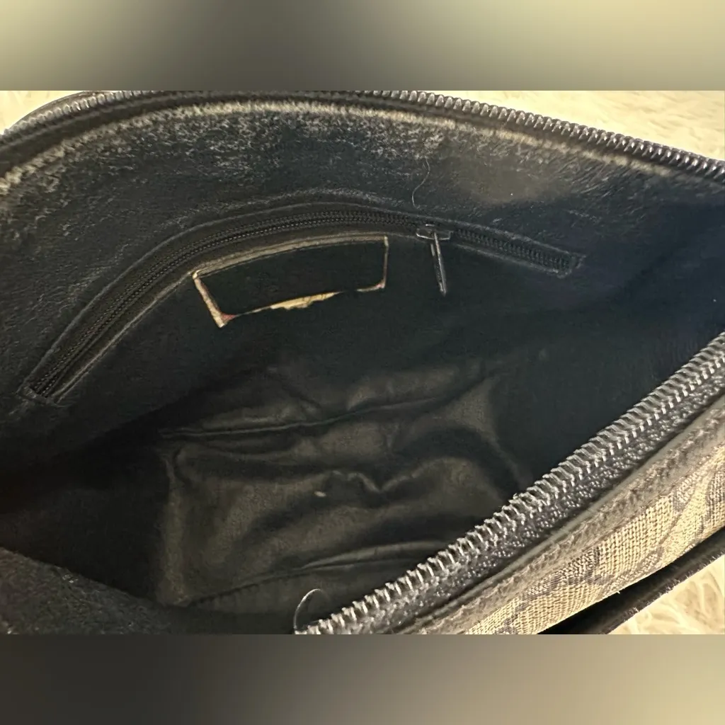 GUCCI GG  Vintage Sherry Line Stripe Navy‎  Crossbody Shoulder Navy bag Handbag - Image 11