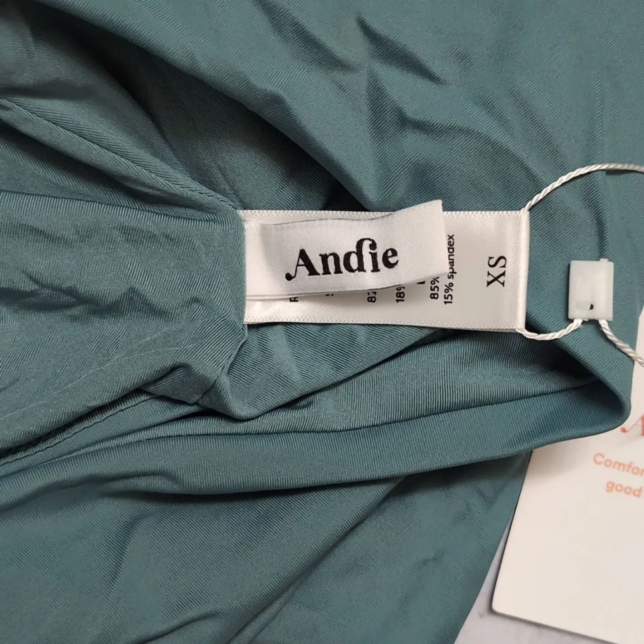 NWT Andie The Portofino Bottom Bay Twisted High Waist Solid Swim Bottom XS - Image 5