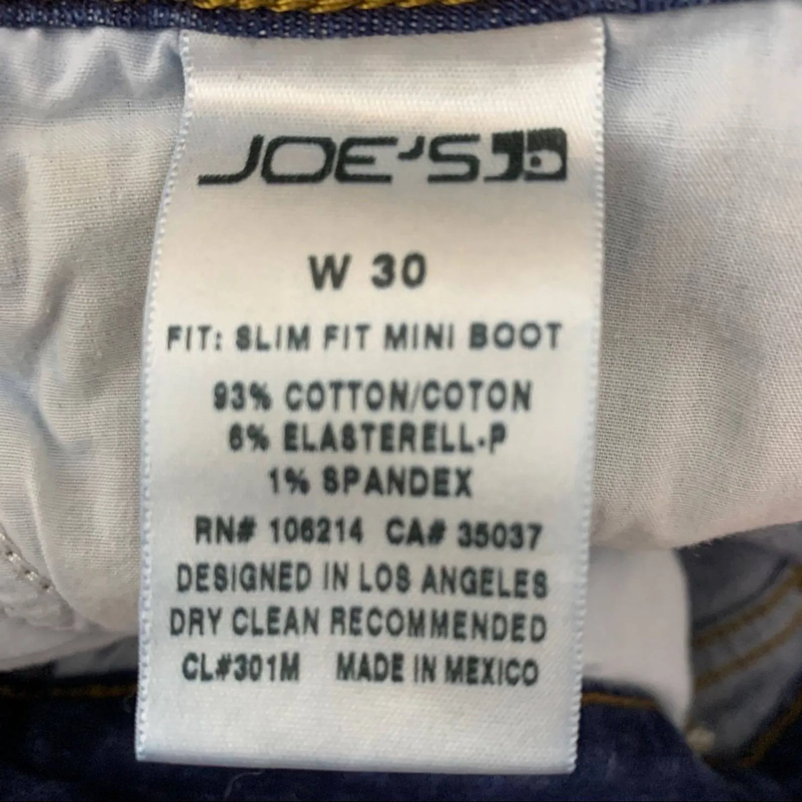 Joe's jeans slim fit mini boot size 30 - Image 7