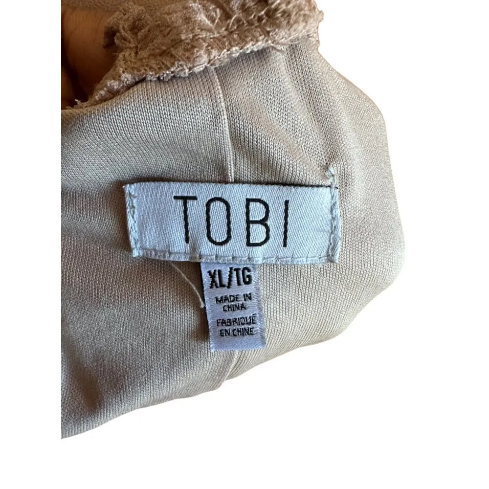 Tobi Sexy Maxi Dress Sleeveless Deep V Neck Open BackThigh High Double Slit XL - Image 7