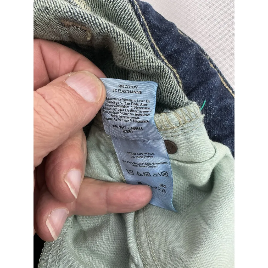 Womans Eddie Bauer Modern Fit Blue Jeans 12 Barely Boot - Image 4