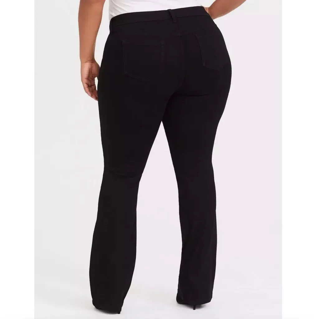 TORRID Plus Size Slim Boot Jean Vintage Stretch Black Mid Rise Bootcut Jeans 18 - Image 5