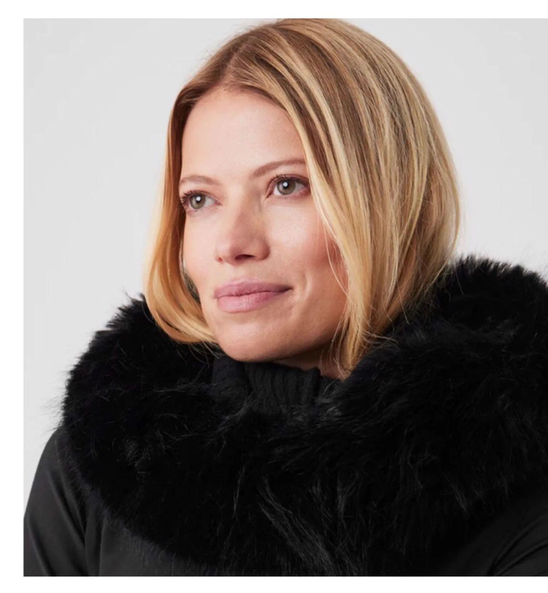 Opulent Faux Fur Wintersun Balacava Black - Image 8