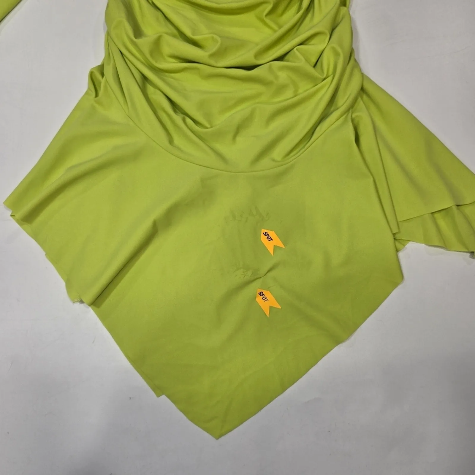 L'Academie Cachet Mini Dress in Chartreuse Small - Image 8