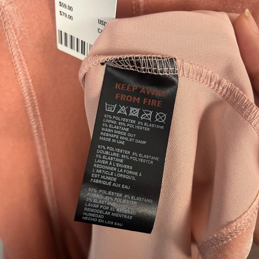 New Urban Outfitters Peaches Velvet Mini Dress size small - Image 6