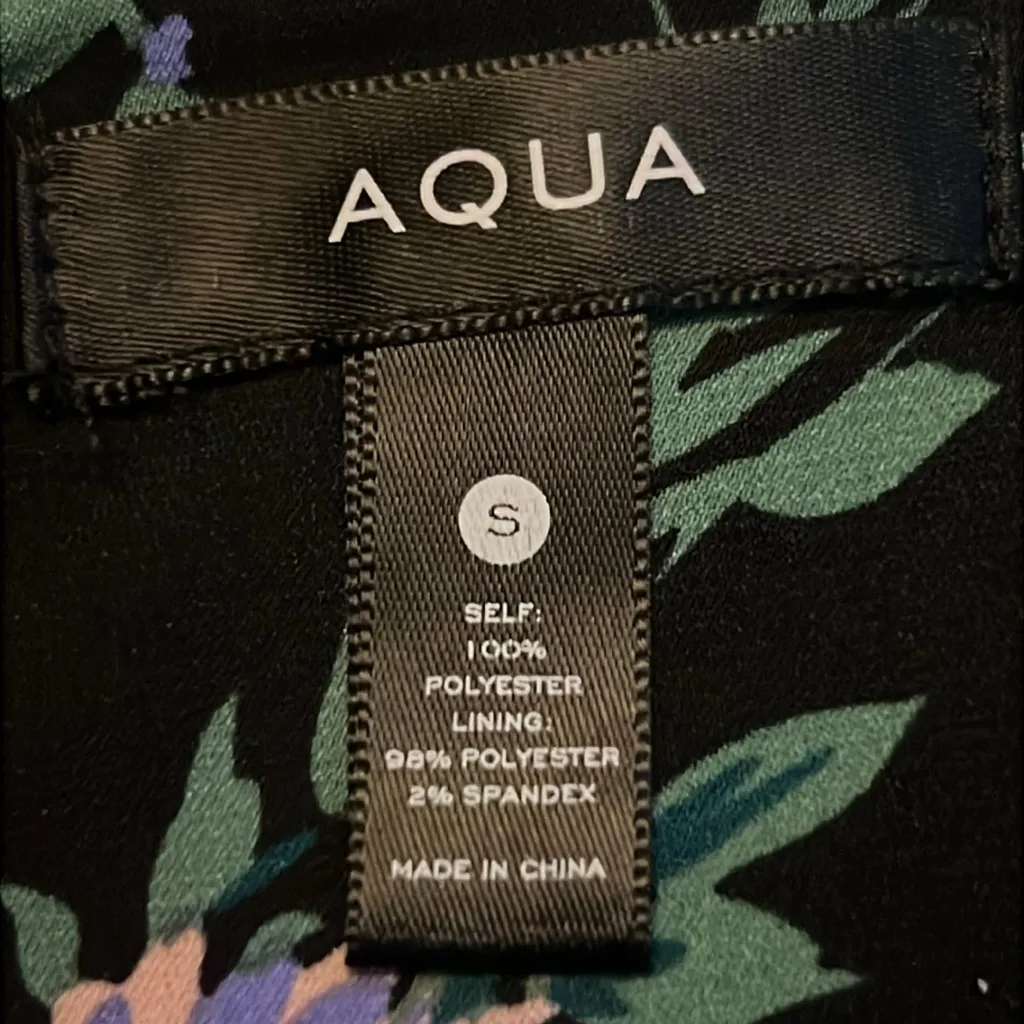 AQUA Sleeveless Cutout Midi Keyhole Floral Dress Size Small - Image 7