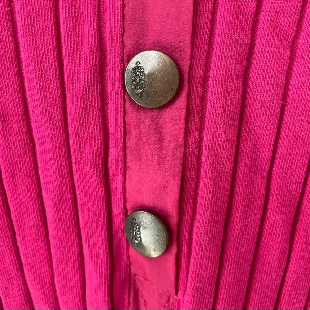 {XS} Free People Movement Bella Layer magenta pink ribbed long sleeve - Image 7