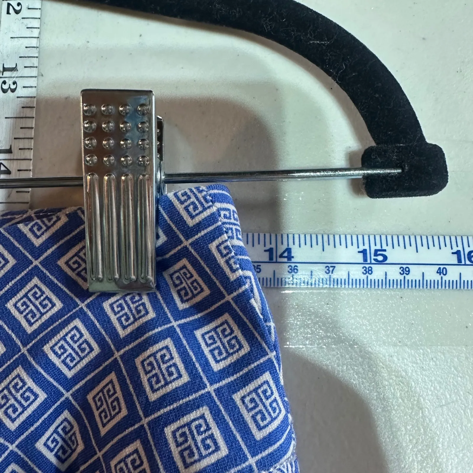 LuLu b Womens Size 4 Blue Geometric Print Capri Pants Cropped Leg UPF - Image 8