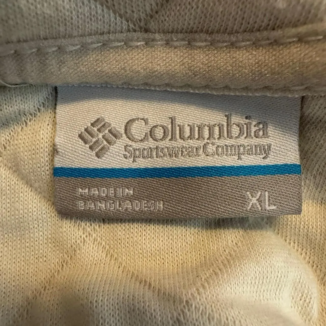 Columbia Women’s XL Cream Quilted Pullover Long Sleeve Sweatshirt Top - Image 3
