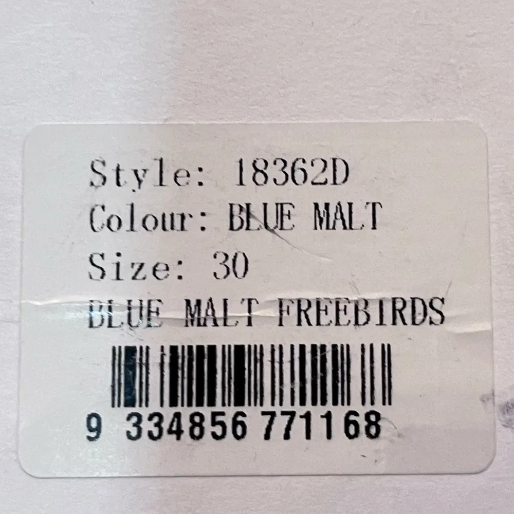 NWT One Teaspoon 30” Blue Malt Freebirds Distressed Jeans - Image 12